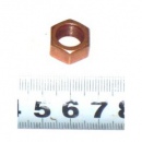 Гайка М10х1 H=8 S=14 Коллектора 24 3302Омедненная