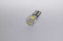 Лампа 12В W5w Безцокольная Габарит Диод 5Smd Canbus