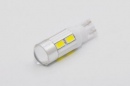 Лампа 12В W5w Безцокольная Габарит Диод T10-10Smd Линза
